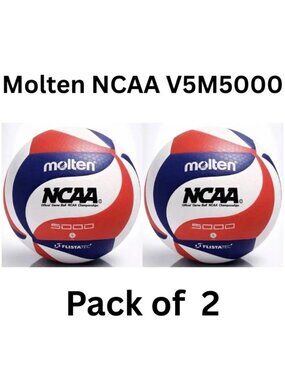 Molten NCAA V5M5000-3N FLISTATEC Volleyball V5M5000 GAME BALL PACK .
